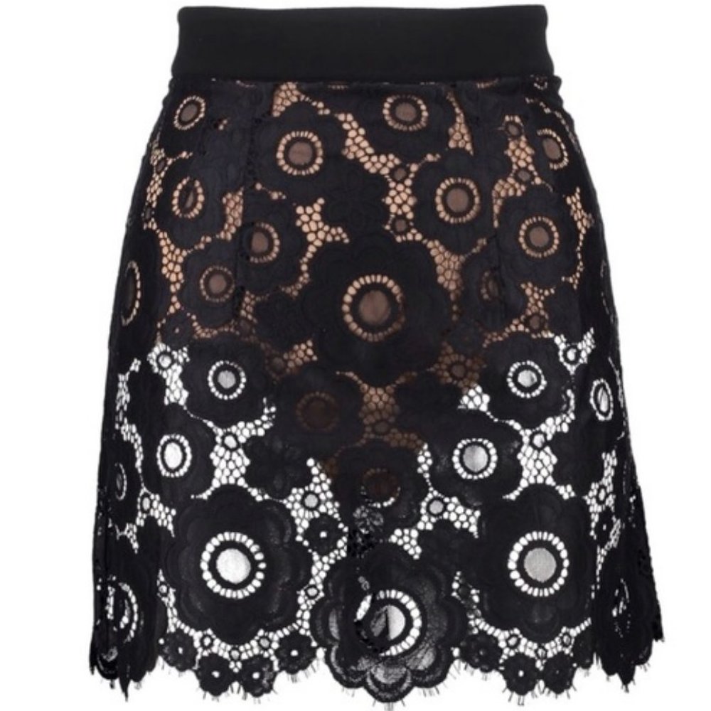 Love & Lemons NEW Lace Skirt BLACK NWT Women's S 🎉HP🎉 - Picture 3 of 11